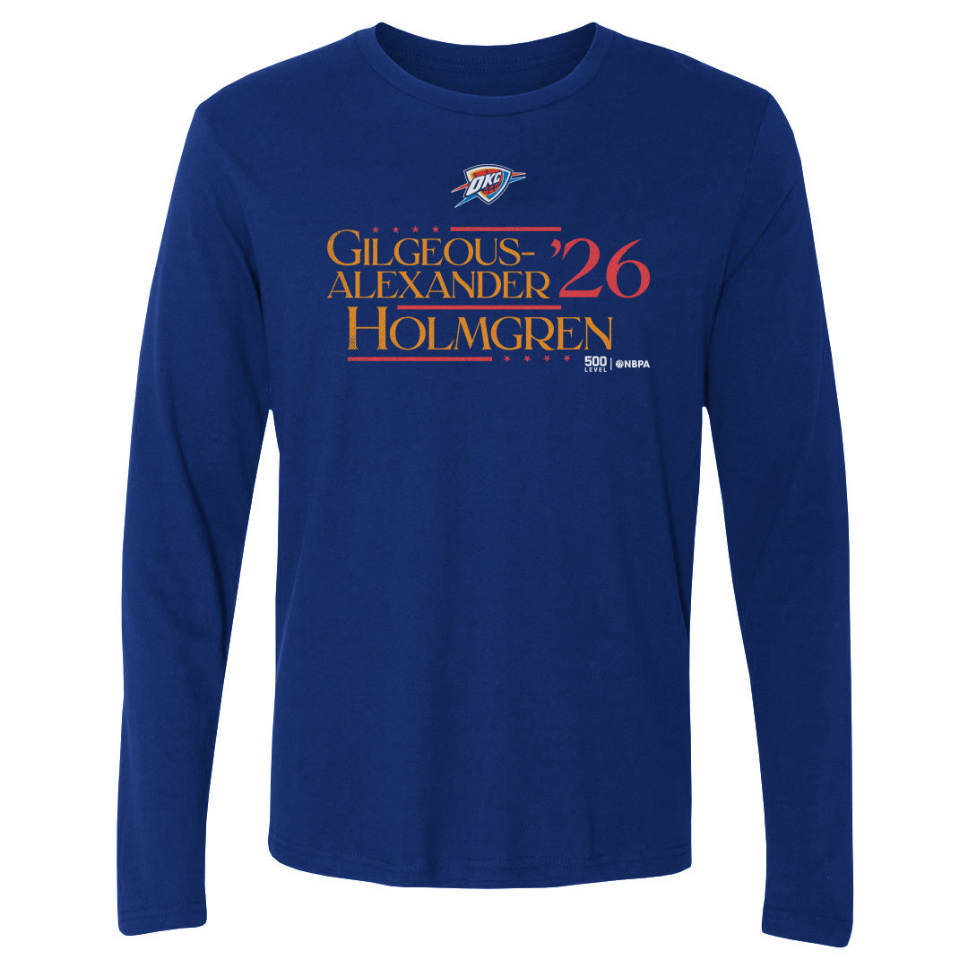 Shai Gilgeous-Alexander Men's Long Sleeve T-Shirt | 500 LEVEL