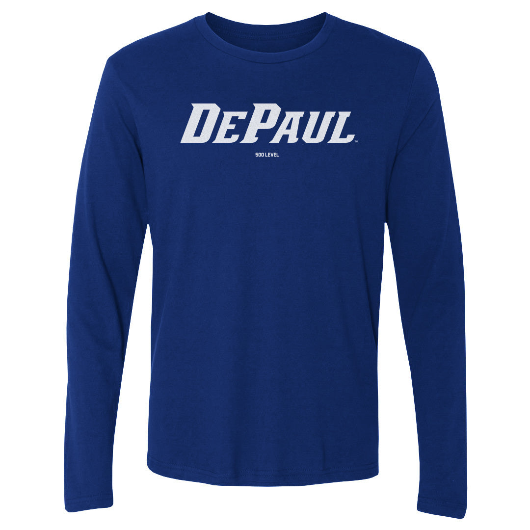 DePaul Blue Demons Men's Long Sleeve T-Shirt | 500 LEVEL