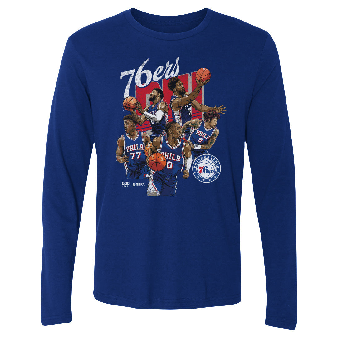 Philadelphia 76ers Men's Long Sleeve T-Shirt | 500 LEVEL