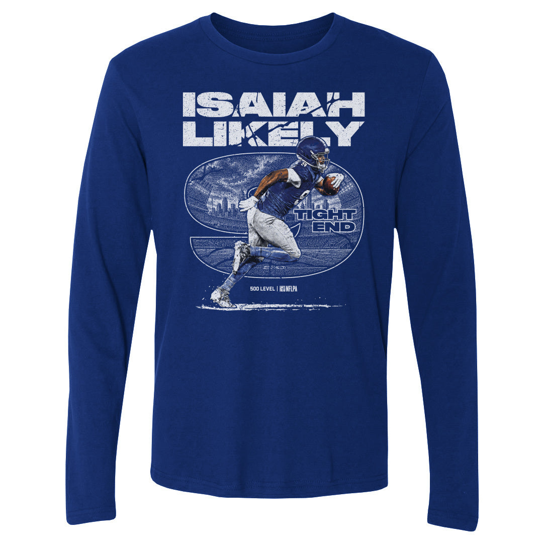 Isaiah Likely Men's Long Sleeve T-Shirt | 500 LEVEL