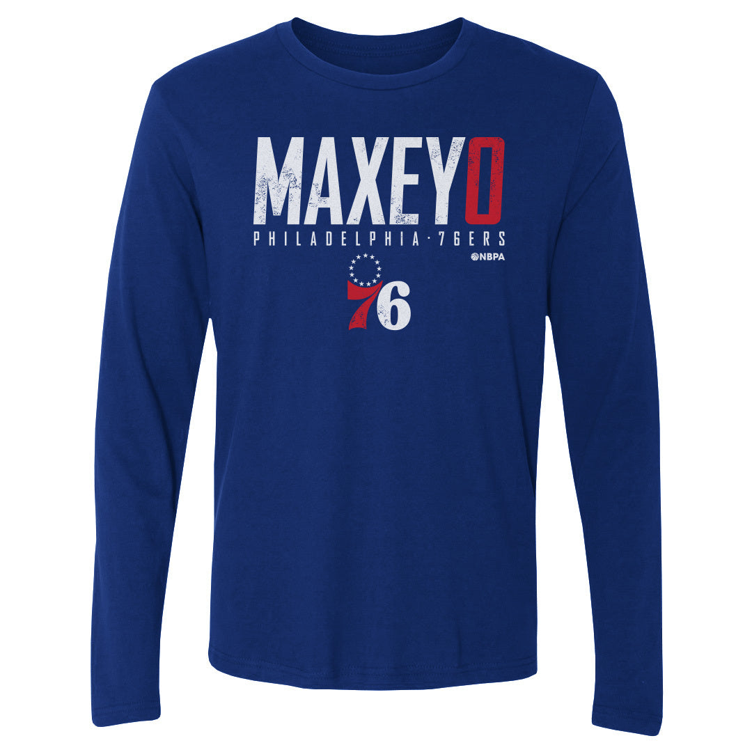 Tyrese Maxey Men's Long Sleeve T-Shirt | 500 LEVEL