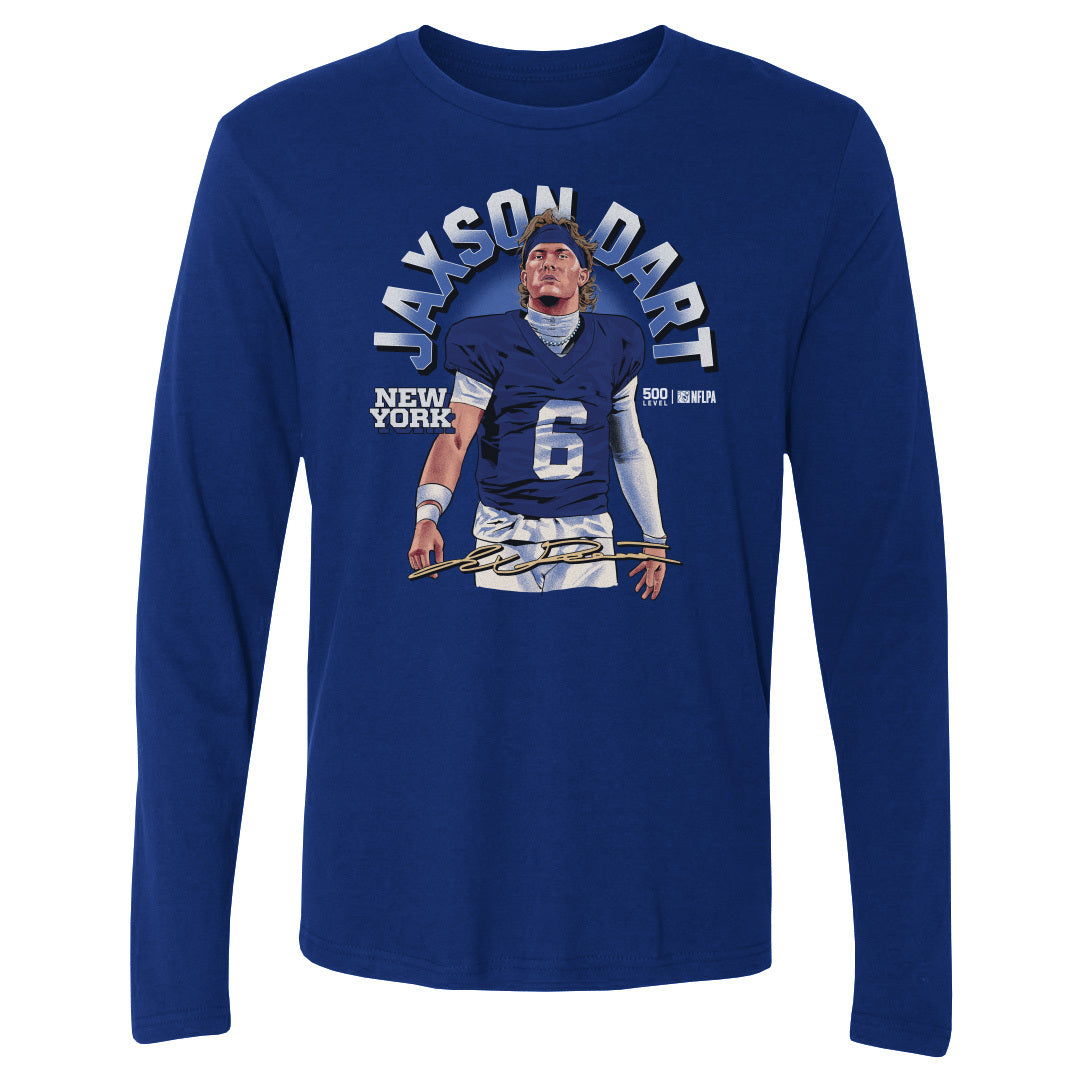 Jaxson Dart Men's Long Sleeve T-Shirt | 500 LEVEL