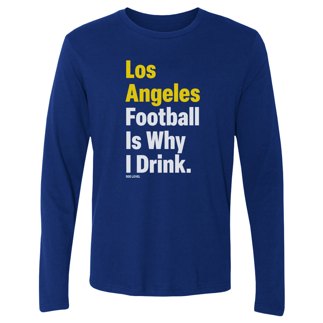 Los Angeles Football Men's Long Sleeve T-Shirt | 500 LEVEL