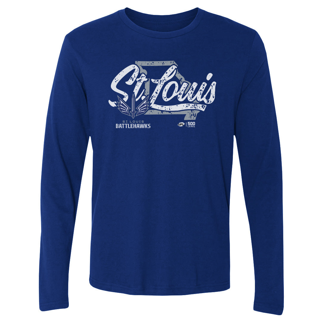 St. Louis Battlehawks Men's Long Sleeve T-Shirt | 500 LEVEL