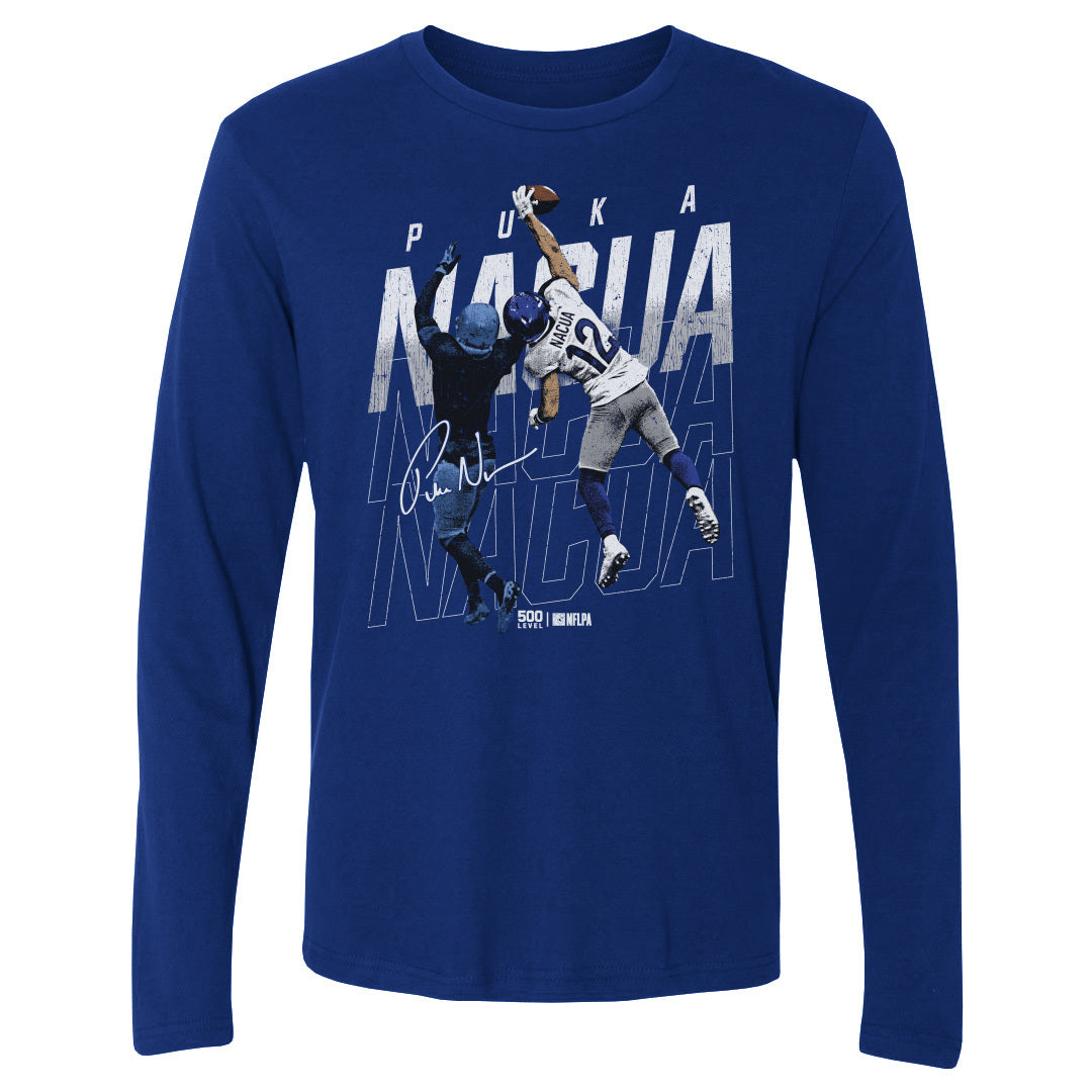 Puka Nacua Men's Long Sleeve T-Shirt | 500 LEVEL