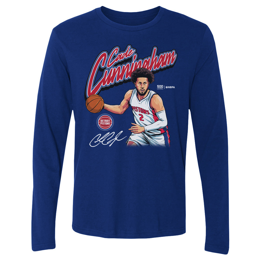 Cade Cunningham Men's Long Sleeve T-Shirt | 500 LEVEL