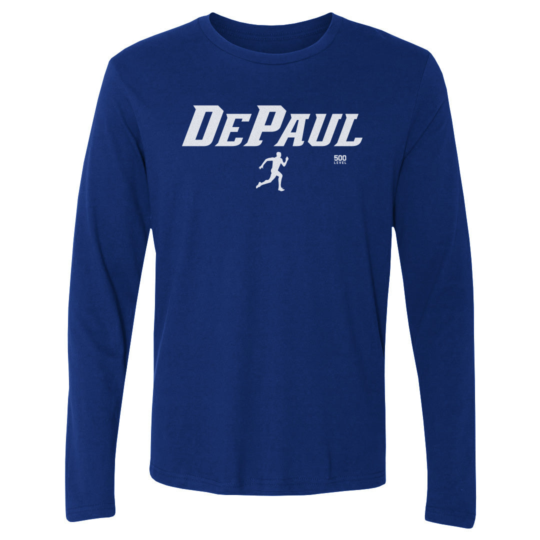 DePaul Blue Demons Men's Long Sleeve T-Shirt | 500 LEVEL