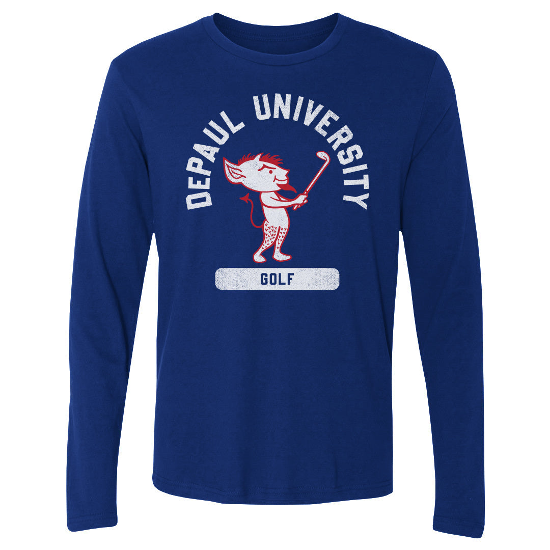 DePaul Blue Demons Men's Long Sleeve T-Shirt | 500 LEVEL