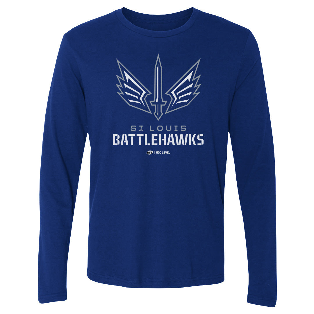 St. Louis Battlehawks Men's Long Sleeve T-Shirt | 500 LEVEL