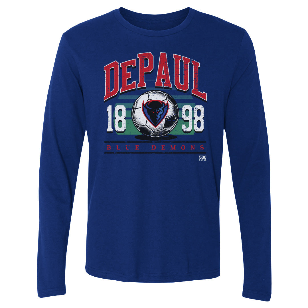 DePaul Blue Demons Men's Long Sleeve T-Shirt | 500 LEVEL