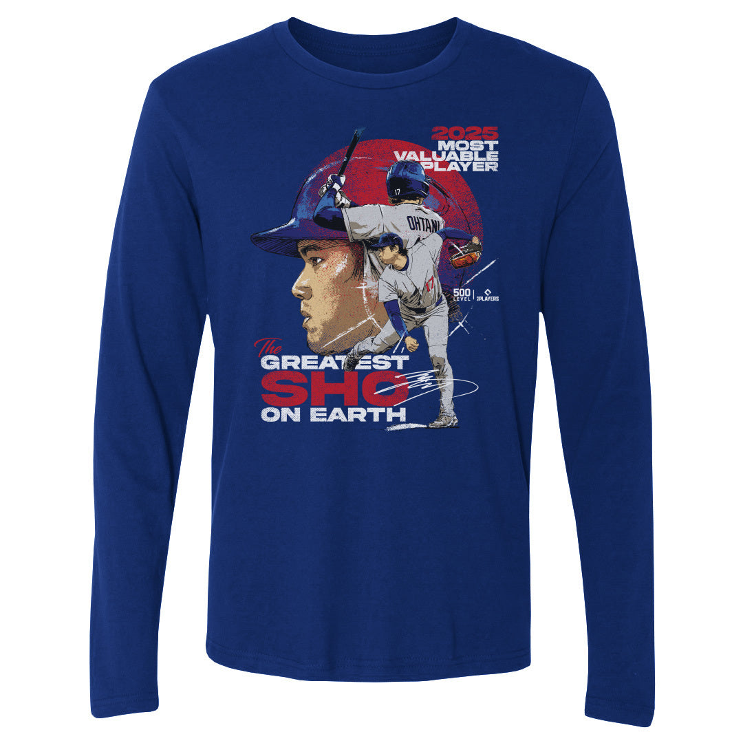 Shohei Ohtani Men's Long Sleeve T-Shirt | 500 LEVEL