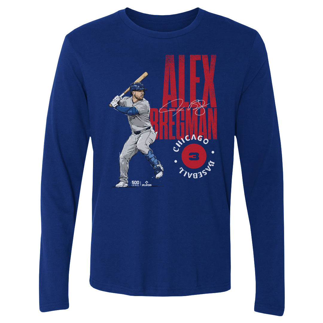Alex Bregman Men's Long Sleeve T-Shirt | 500 LEVEL