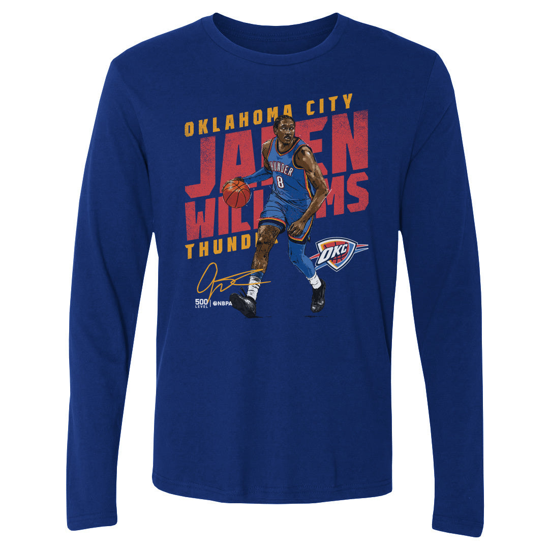 Jalen Williams Men's Long Sleeve T-Shirt | 500 LEVEL