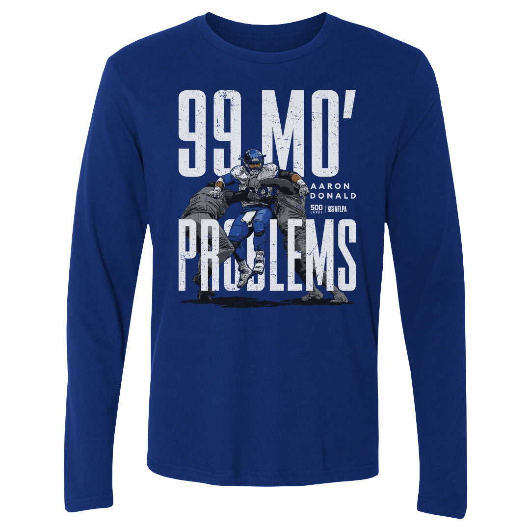 Aaron Donald Men's Long Sleeve T-Shirt | 500 LEVEL