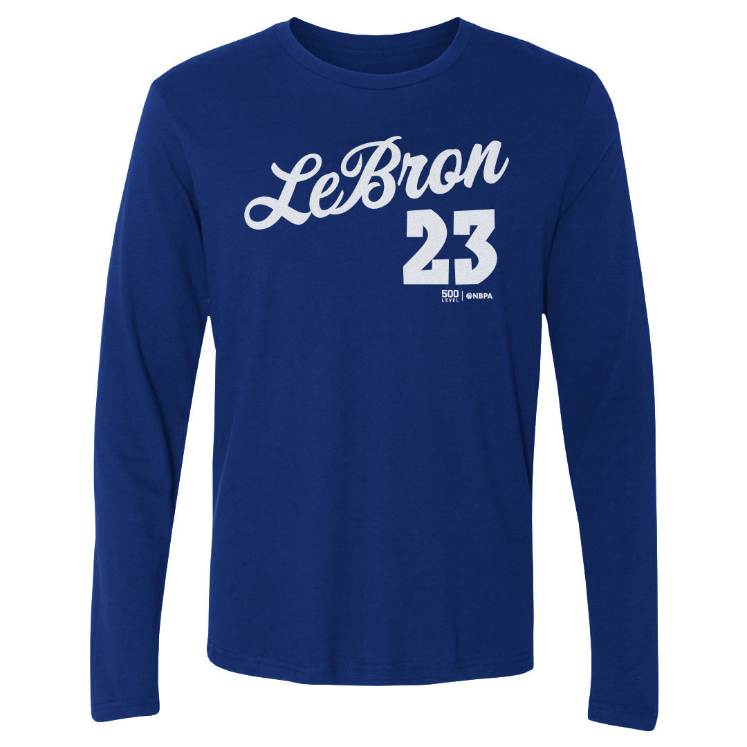 LeBron James Men's Long Sleeve T-Shirt | 500 LEVEL