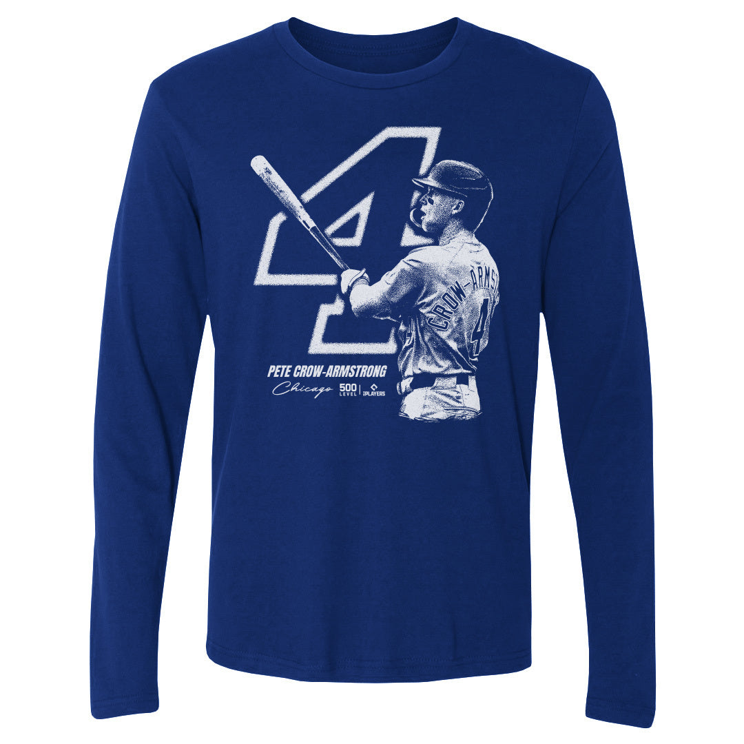 Pete Crow-Armstrong Men's Long Sleeve T-Shirt | 500 LEVEL