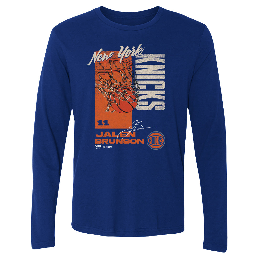 Jalen Brunson Men's Long Sleeve T-Shirt | 500 LEVEL