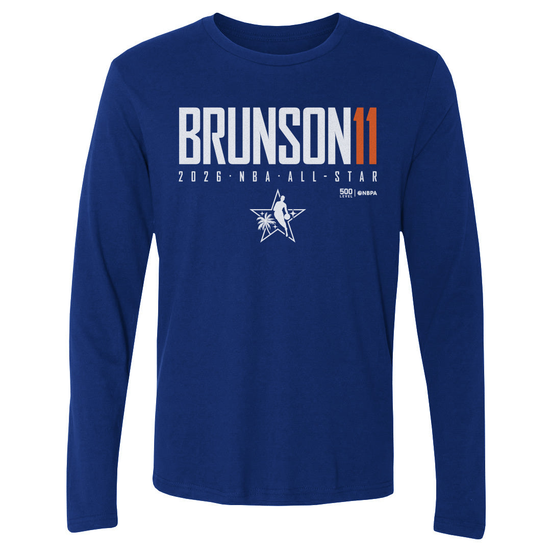 Jalen Brunson Men's Long Sleeve T-Shirt | 500 LEVEL