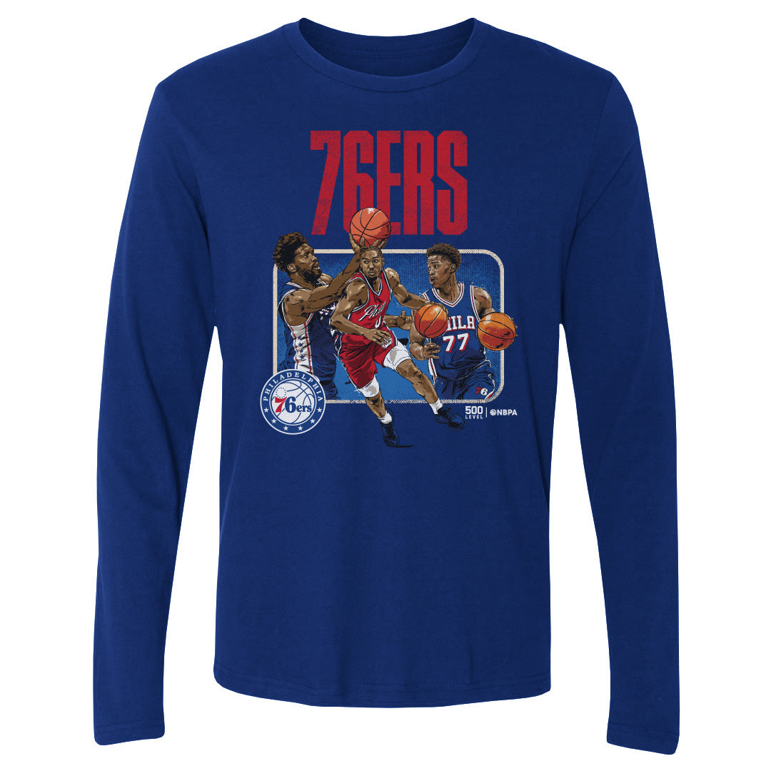 Philadelphia 76ers Men's Long Sleeve T-Shirt | 500 LEVEL
