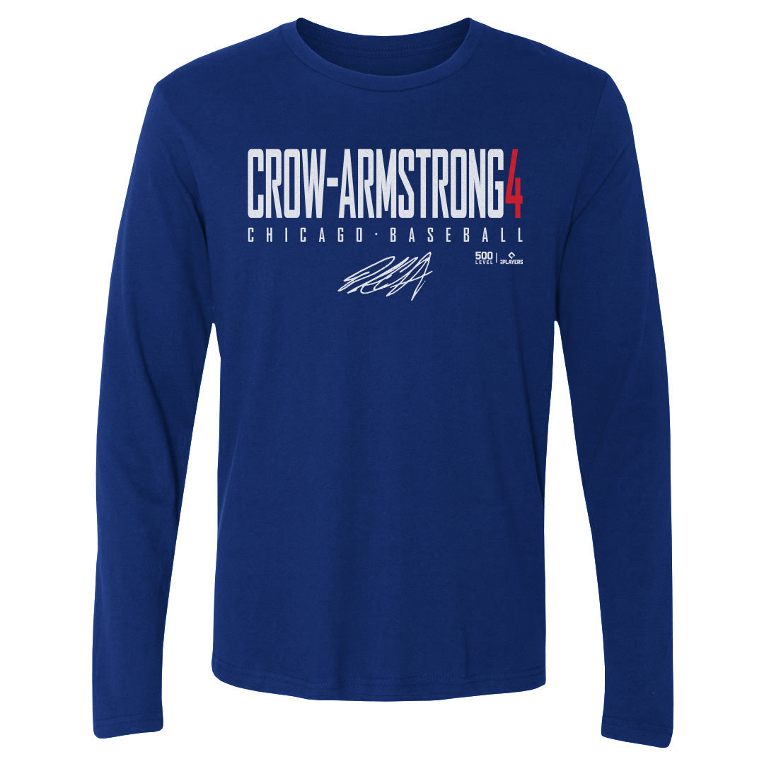 Pete Crow-Armstrong Men's Long Sleeve T-Shirt | 500 LEVEL