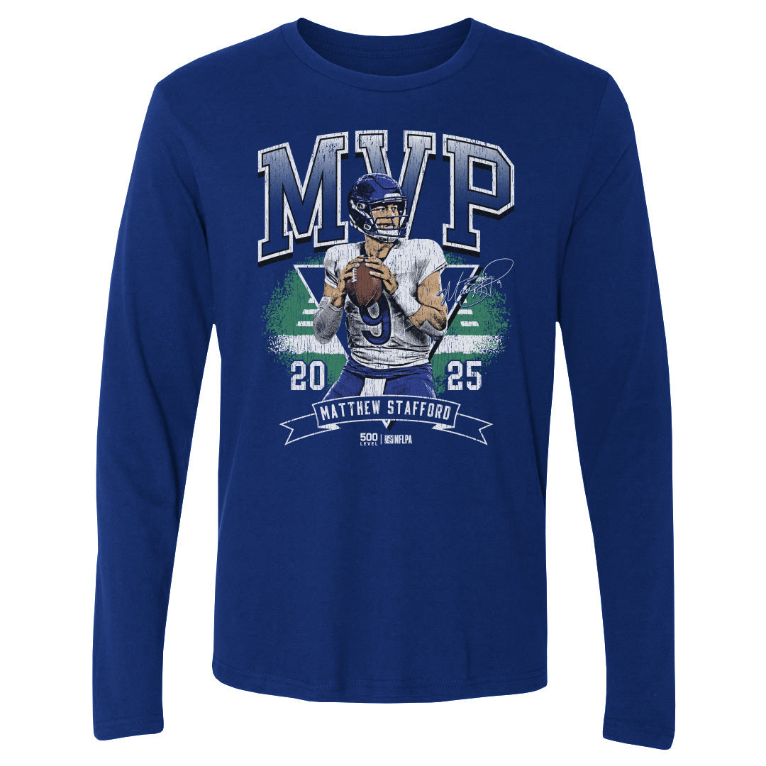 Matthew Stafford Men's Long Sleeve T-Shirt | 500 LEVEL