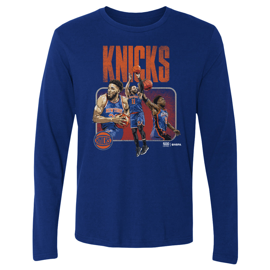 New York Knicks Men's Long Sleeve T-Shirt | 500 LEVEL