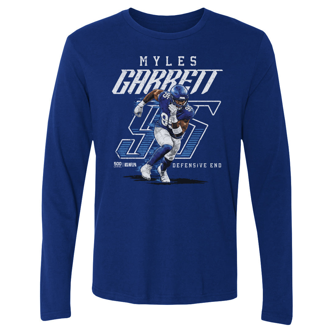 Myles Garrett Men's Long Sleeve T-Shirt | 500 LEVEL