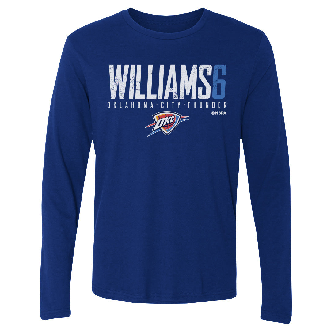 Jaylin Williams Men's Long Sleeve T-Shirt | 500 LEVEL