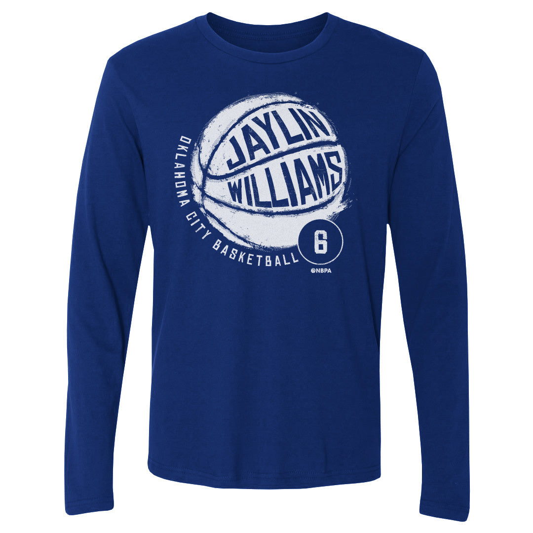 Jaylin Williams Men's Long Sleeve T-Shirt | 500 LEVEL