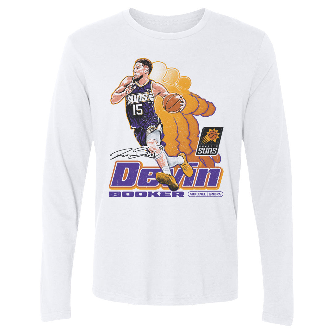 Devin Booker Men's Long Sleeve T-Shirt | 500 LEVEL