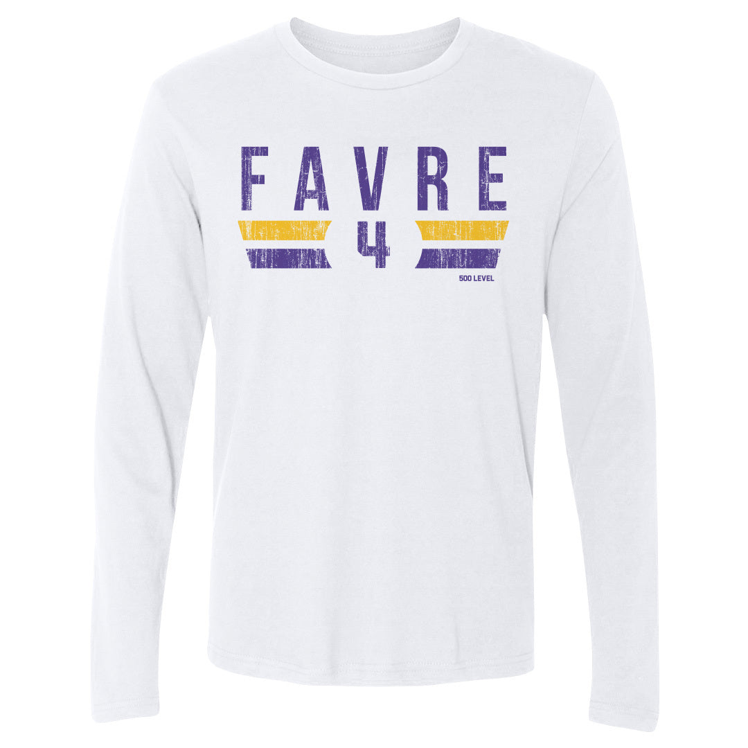 Brett Favre Men's Long Sleeve T-Shirt | 500 LEVEL