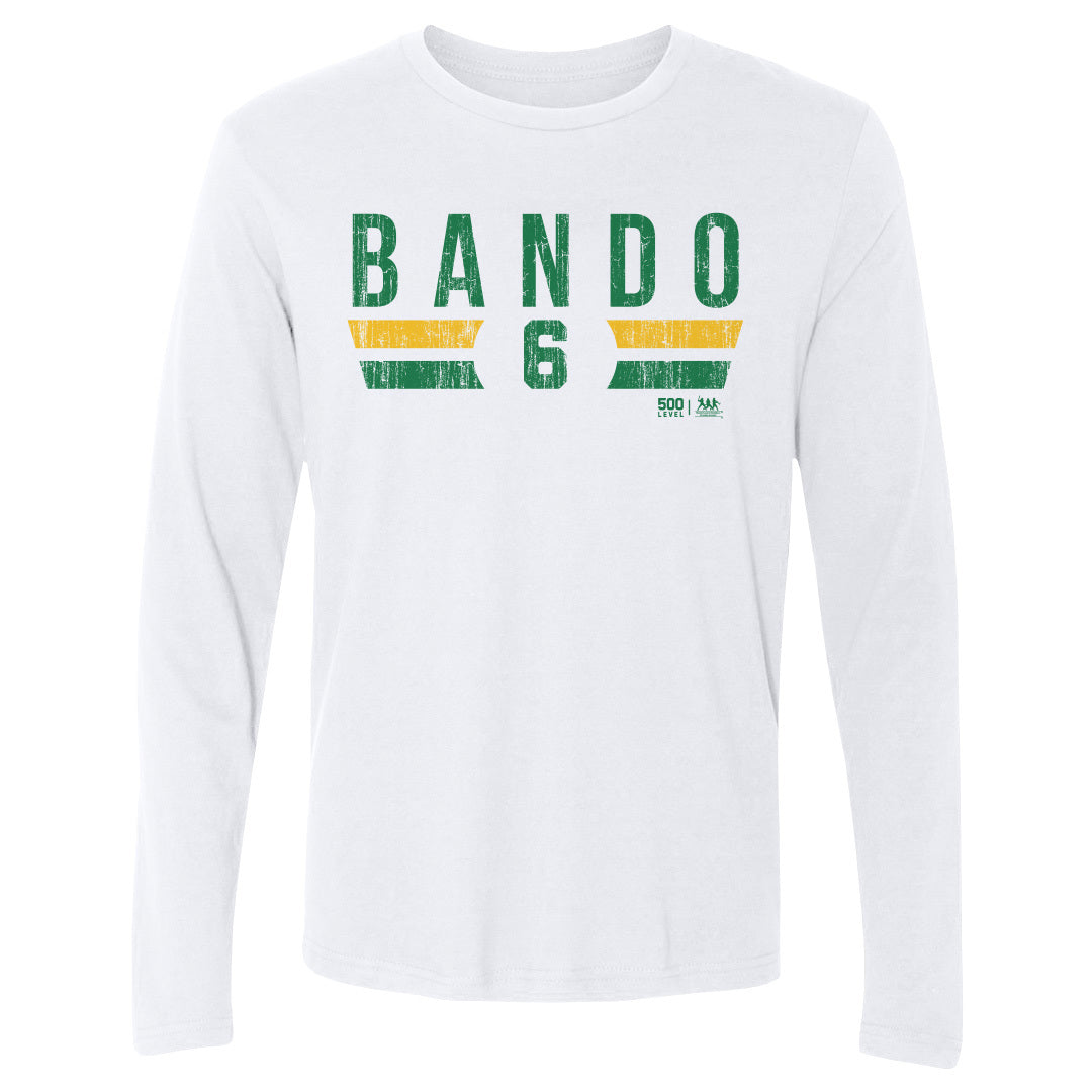 Sal Bando Men's Long Sleeve T-Shirt | 500 LEVEL