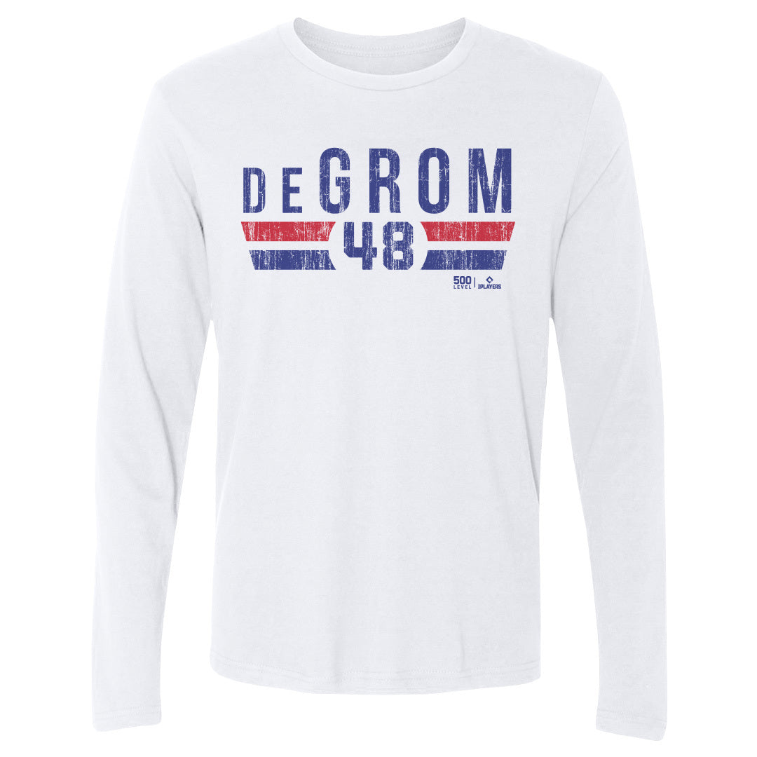 Jacob deGrom Men's Long Sleeve T-Shirt | 500 LEVEL