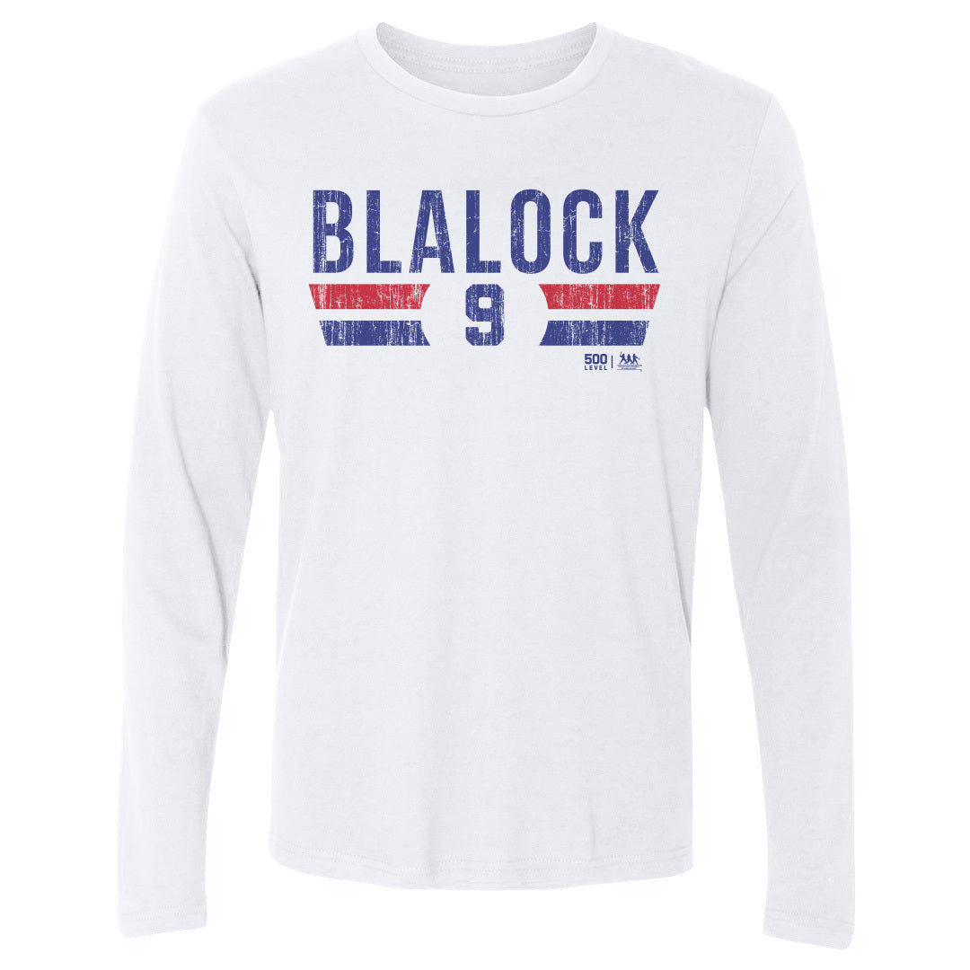 Hank Blalock Men's Long Sleeve T-Shirt | 500 LEVEL