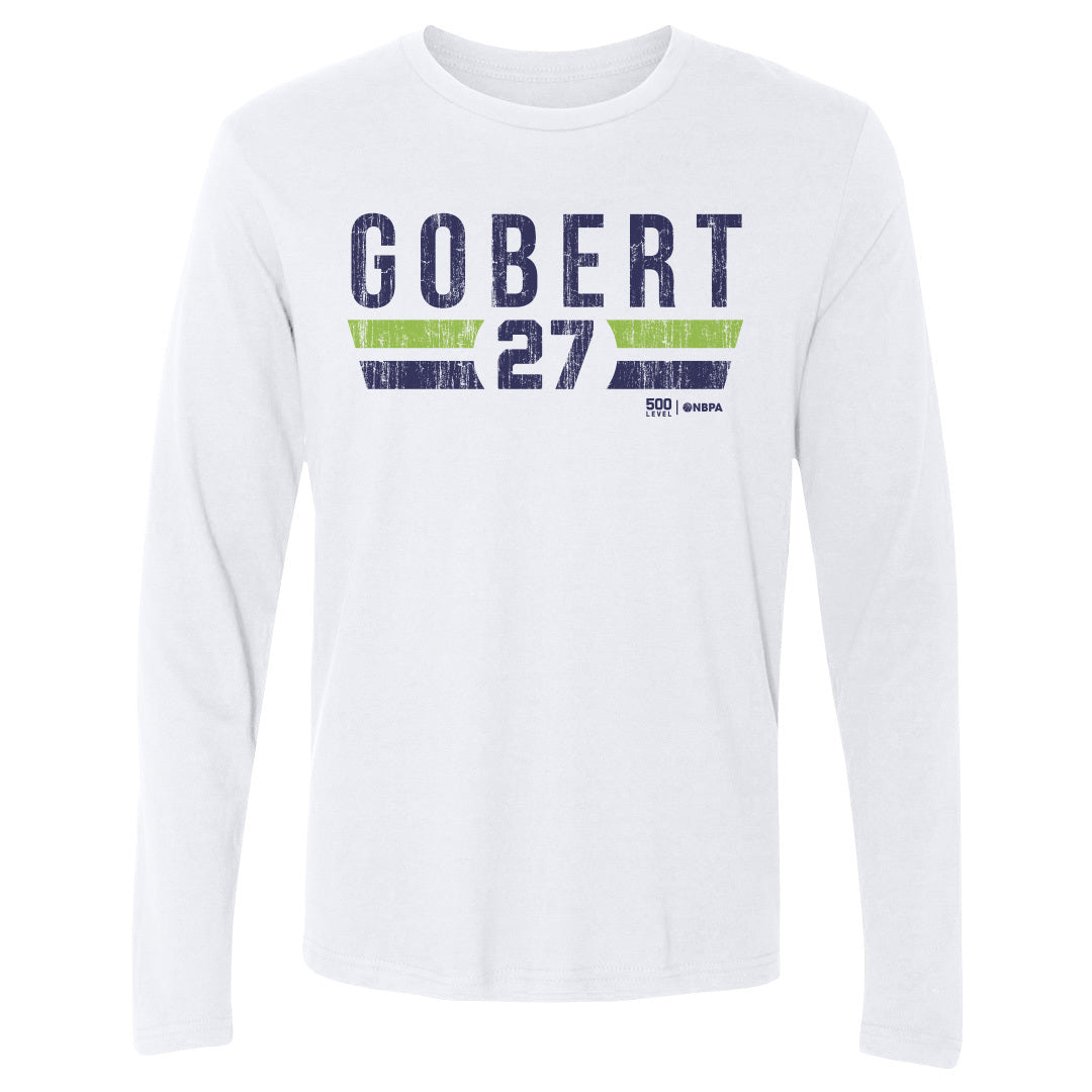 Rudy Gobert Men's Long Sleeve T-Shirt | 500 LEVEL