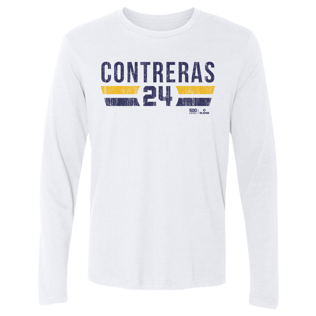 William Contreras Men's Long Sleeve T-Shirt | 500 LEVEL