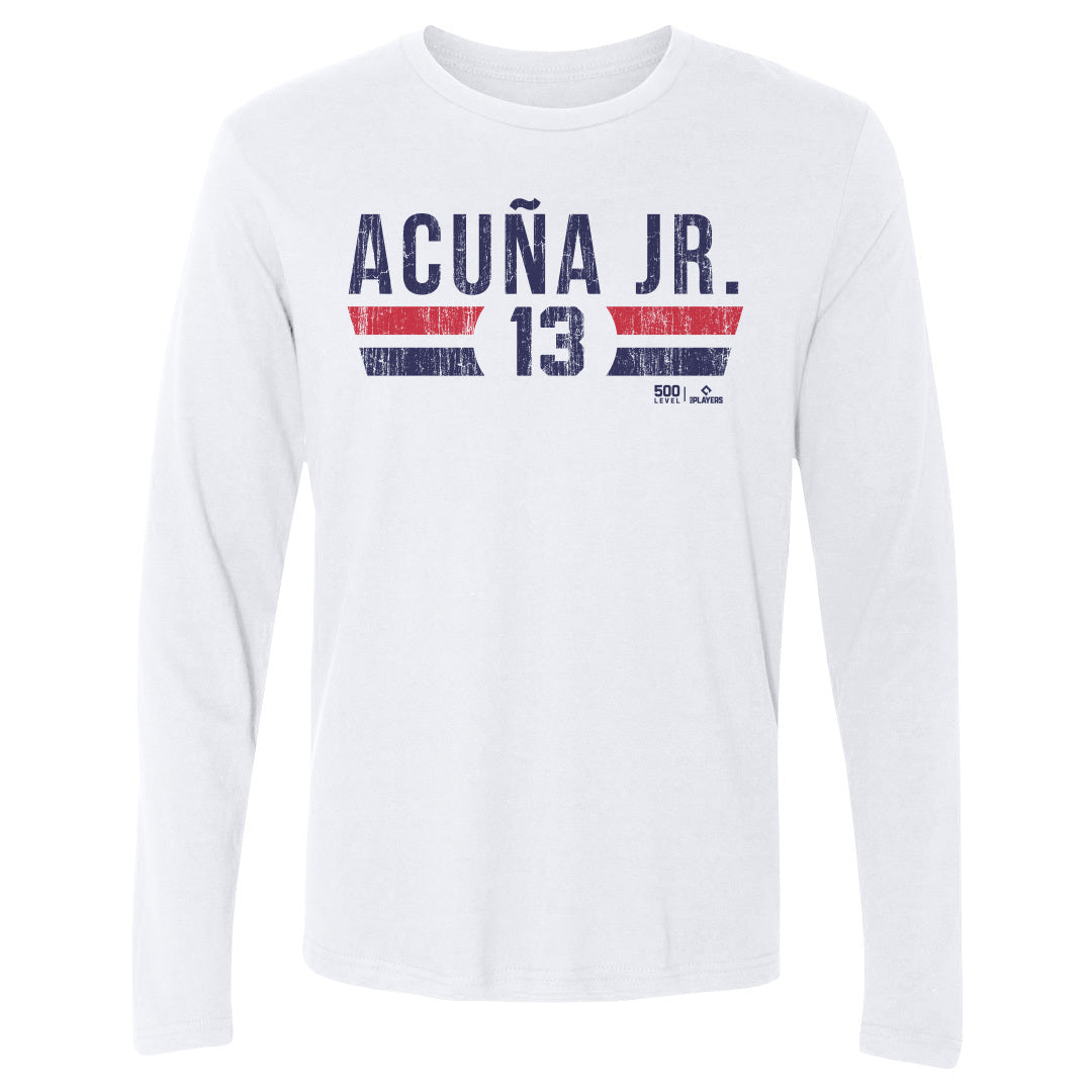 Ronald Acuna Jr. Men's Long Sleeve T-Shirt | 500 LEVEL