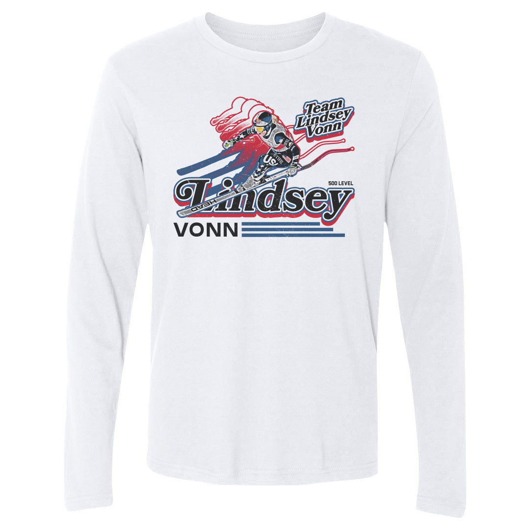 Lindsey Vonn Men's Long Sleeve T-Shirt | 500 LEVEL