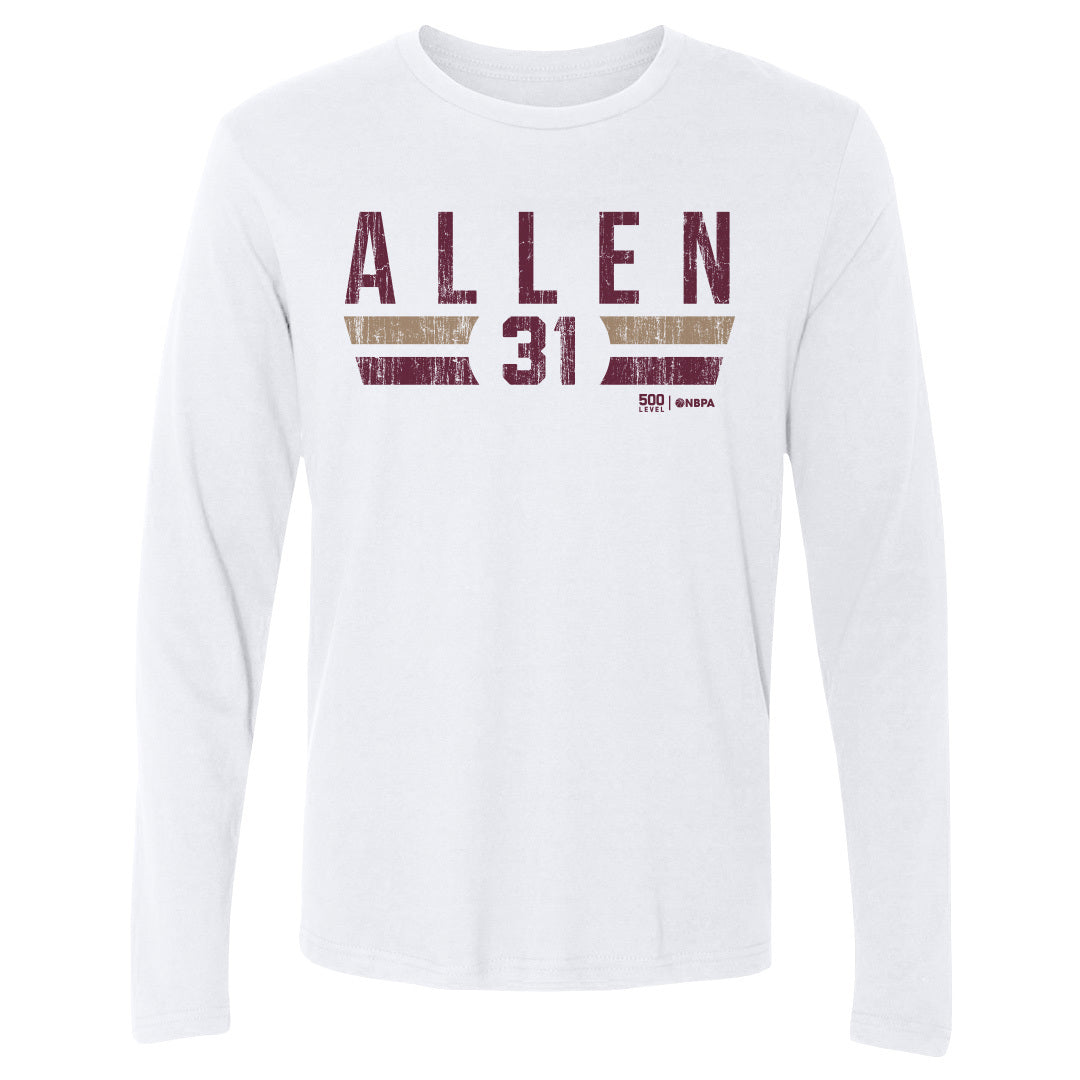 Jarrett Allen Men's Long Sleeve T-Shirt | 500 LEVEL