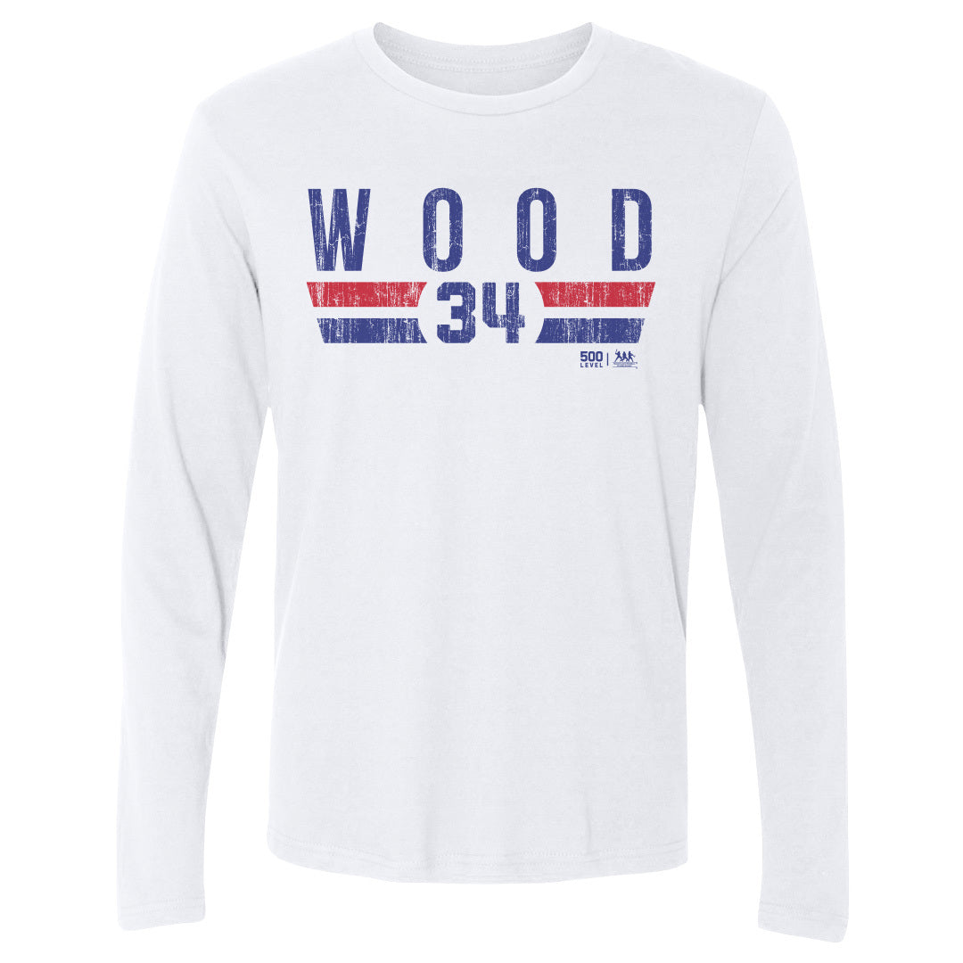 Kerry Wood Men's Long Sleeve T-Shirt | 500 LEVEL