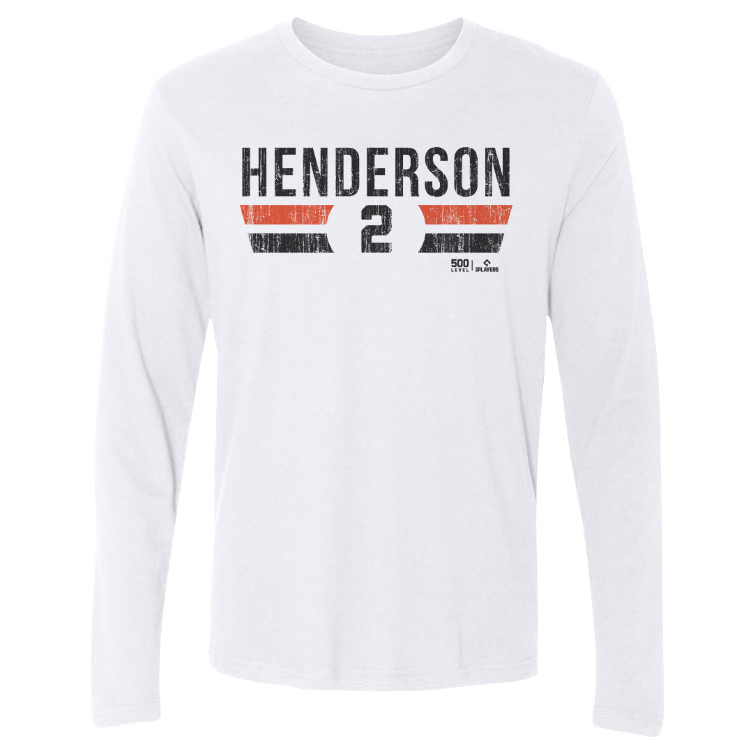 Gunnar Henderson Men's Long Sleeve T-Shirt | 500 LEVEL