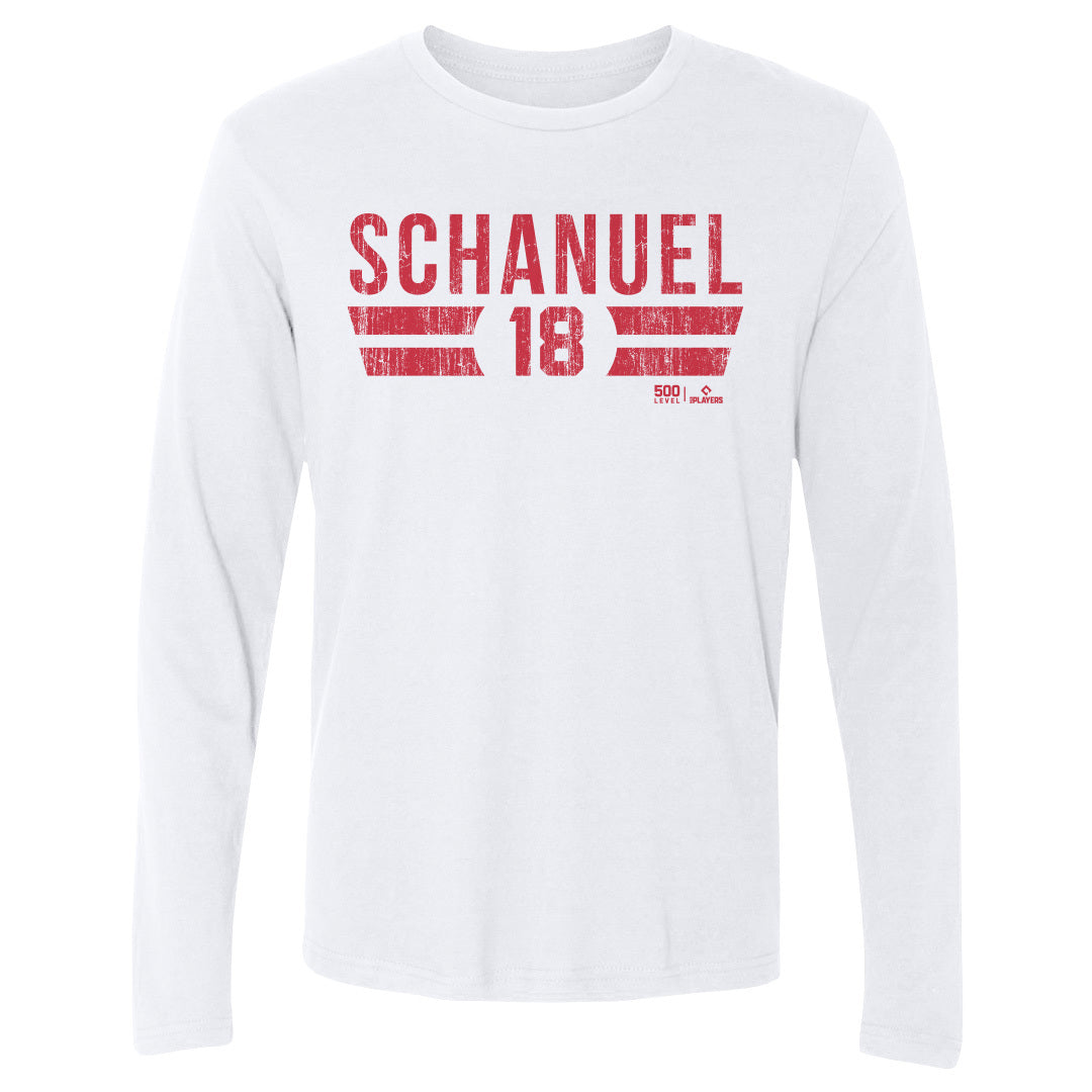Nolan Schanuel Men's Long Sleeve T-Shirt | 500 LEVEL