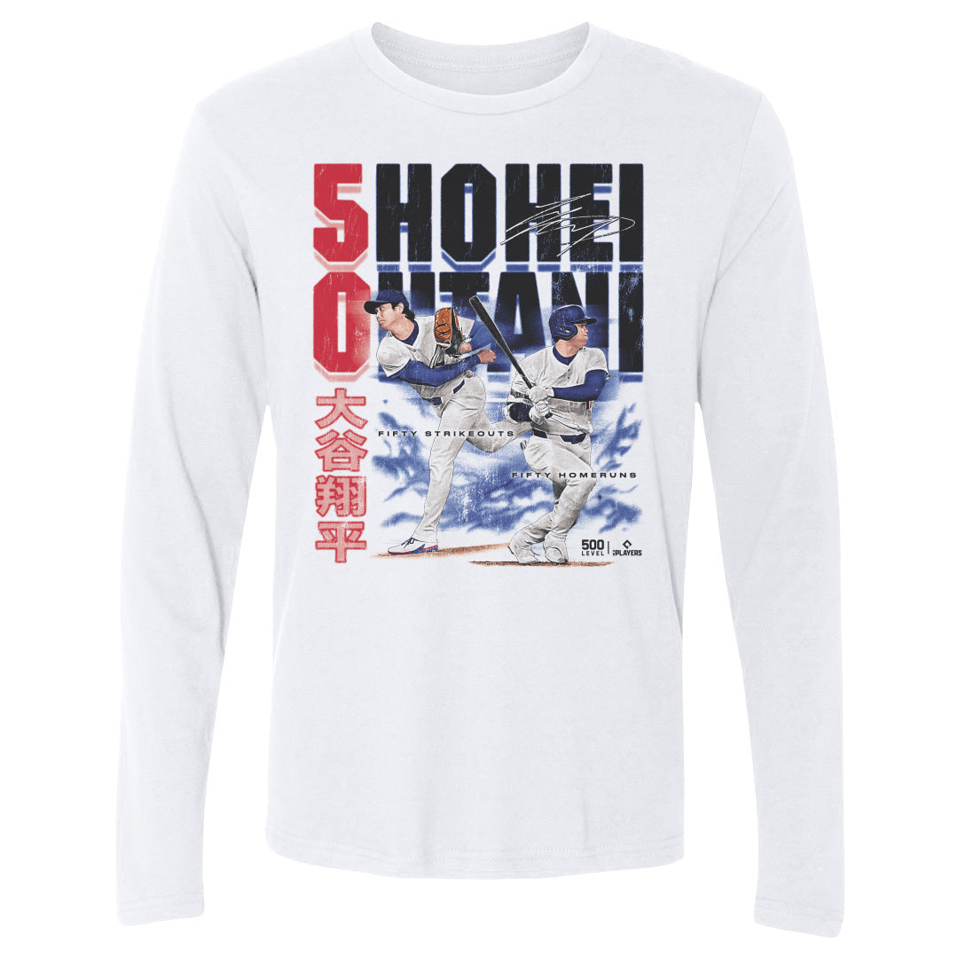 Shohei Ohtani Men's Long Sleeve T-Shirt | 500 LEVEL