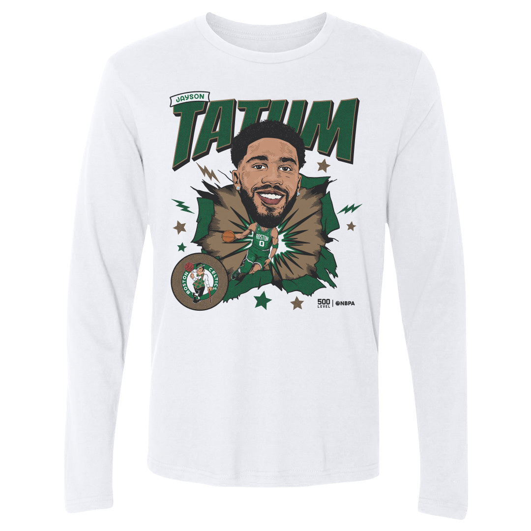 Jayson Tatum Men's Long Sleeve T-Shirt | 500 LEVEL