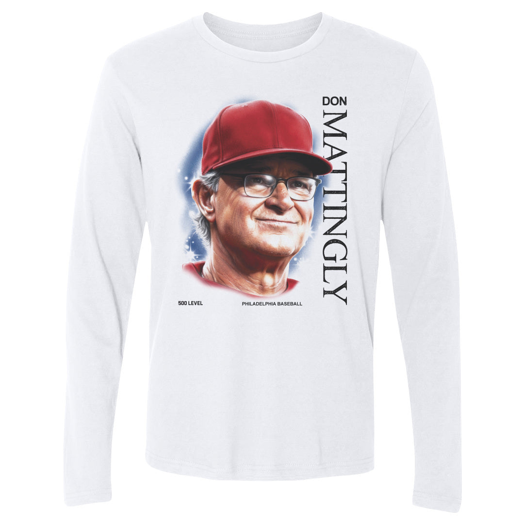 Don Mattingly Men's Long Sleeve T-Shirt | 500 LEVEL