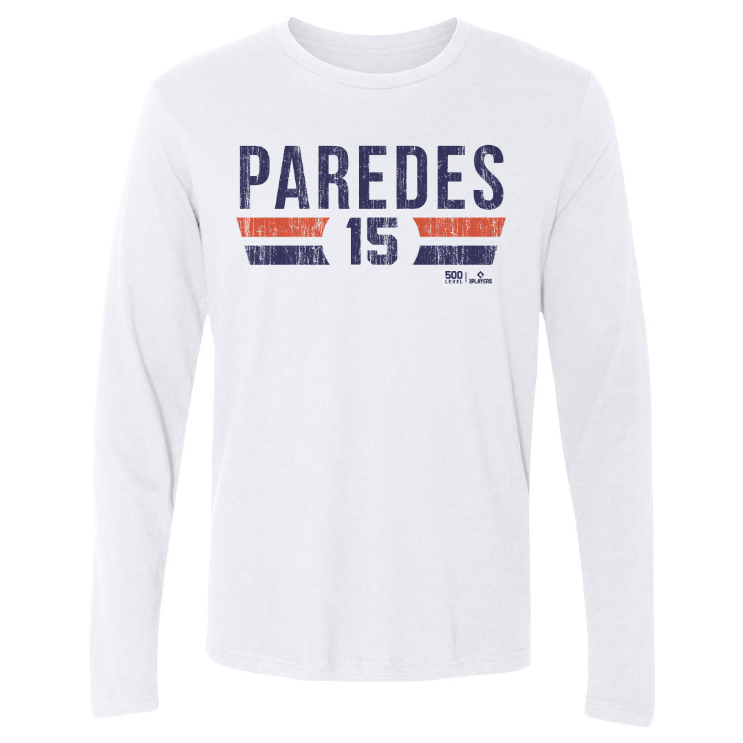 Isaac Paredes Men's Long Sleeve T-Shirt | 500 LEVEL