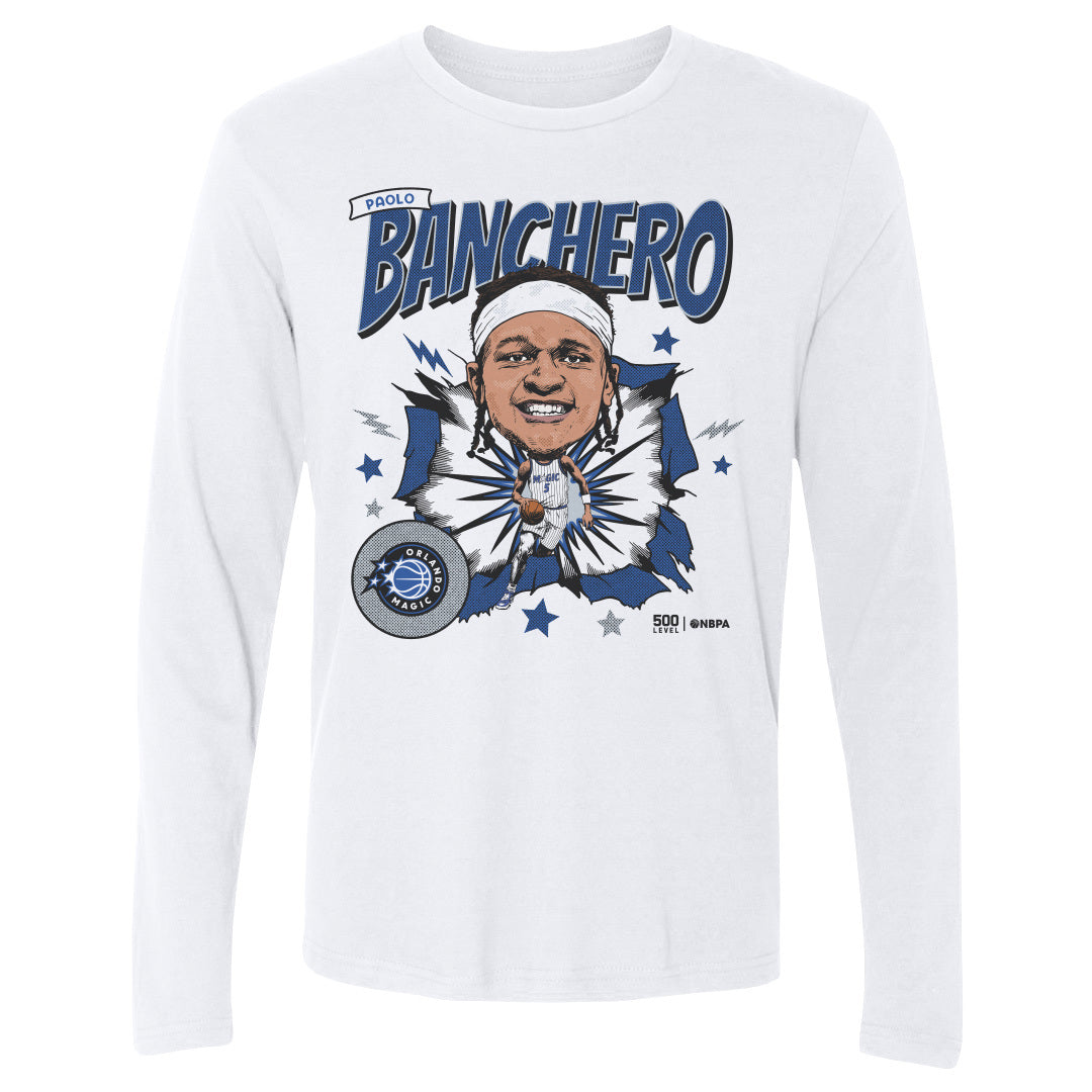 Paolo Banchero Men's Long Sleeve T-Shirt | 500 LEVEL