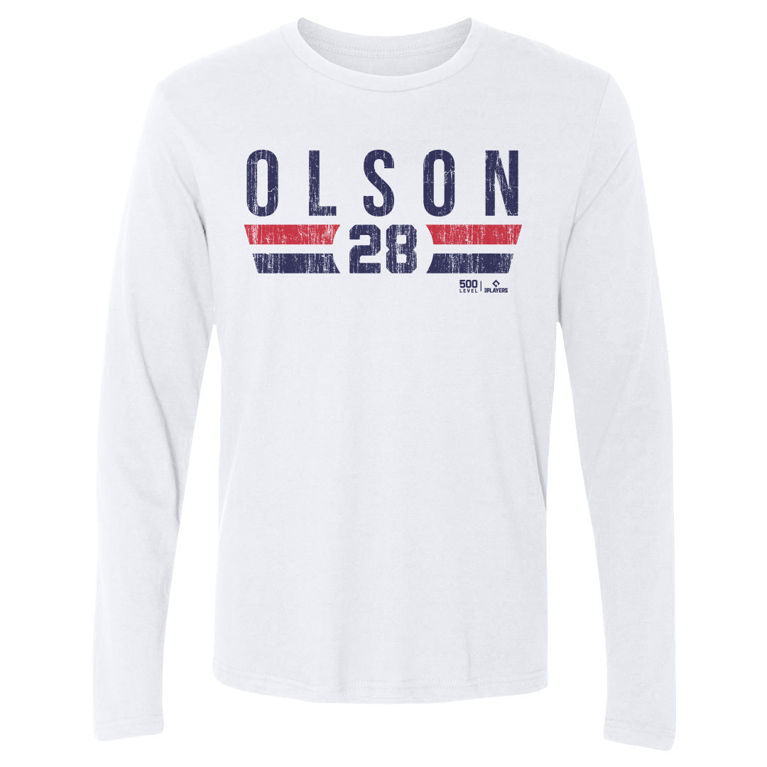 Matt Olson Men's Long Sleeve T-Shirt | 500 LEVEL