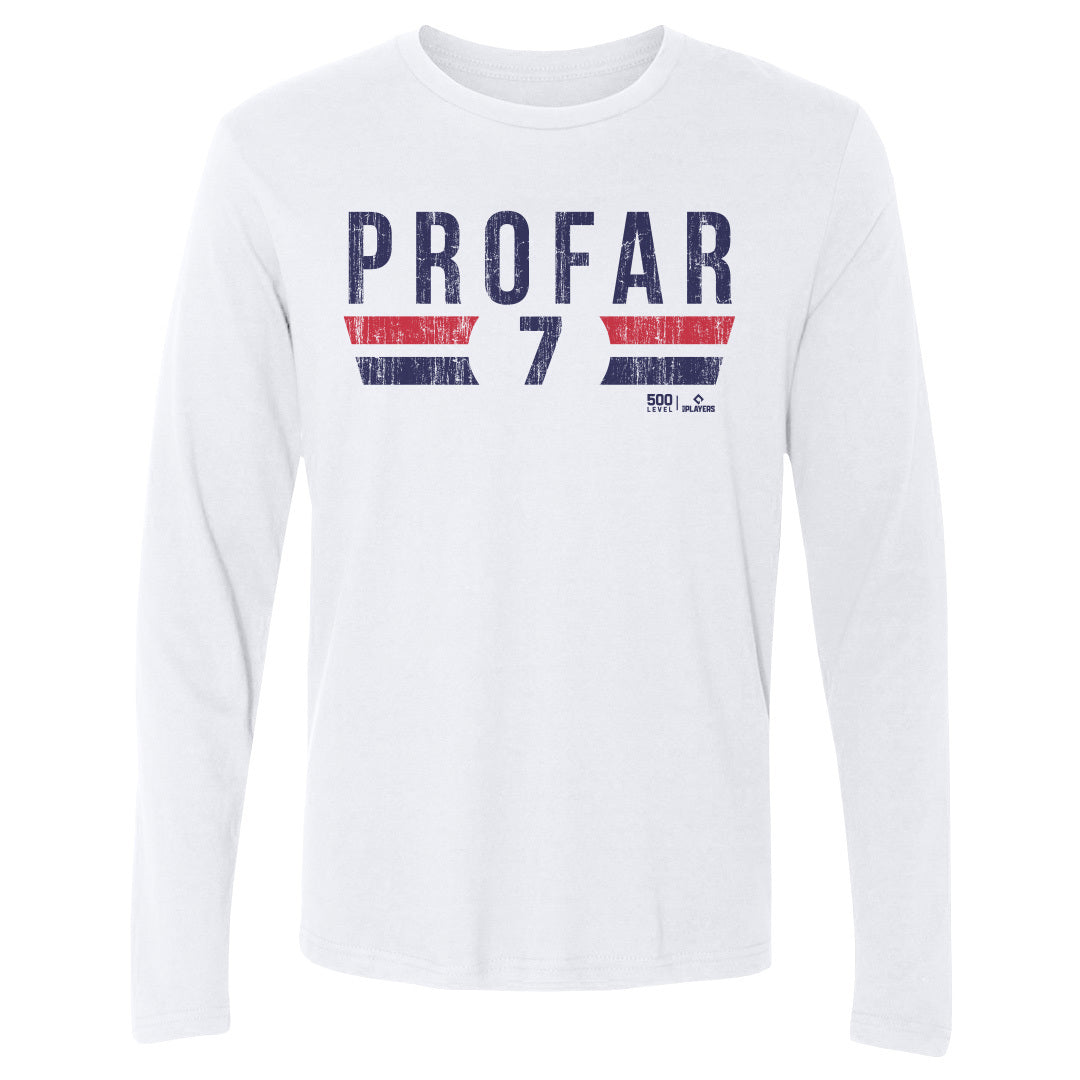 Jurickson Profar Men's Long Sleeve T-Shirt | 500 LEVEL