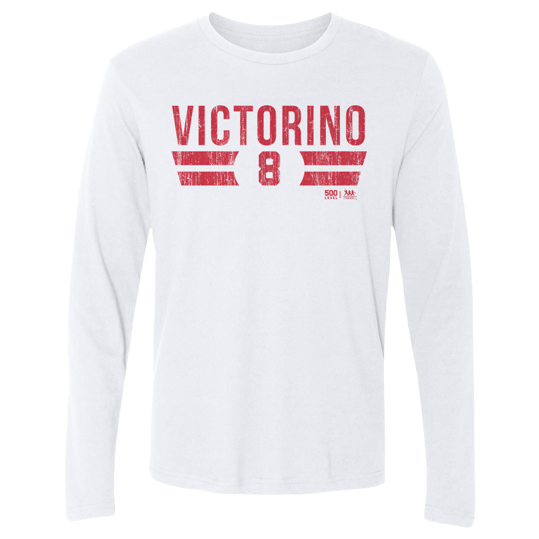 Shane Victorino Men's Long Sleeve T-Shirt | 500 LEVEL